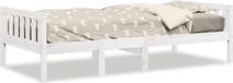 vidaXL Kinderbed - massief grenenhout - wit - 90x190 cm
