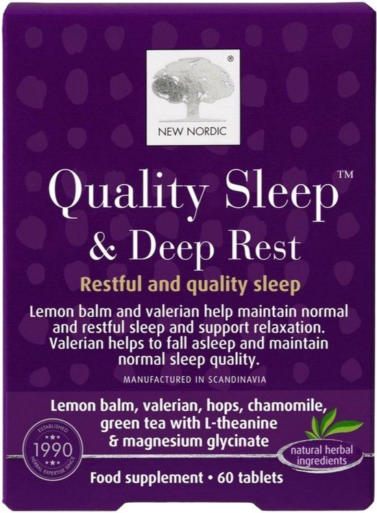 New Nordic Quality Sleep & Deep Rest Tabletten 60TB