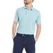 FootJoy Polo Micro Feeder Stripe Lisle, bleu glacier