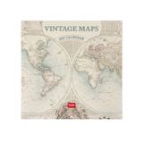 Legami Wandkalender 2027, Vintage Maps