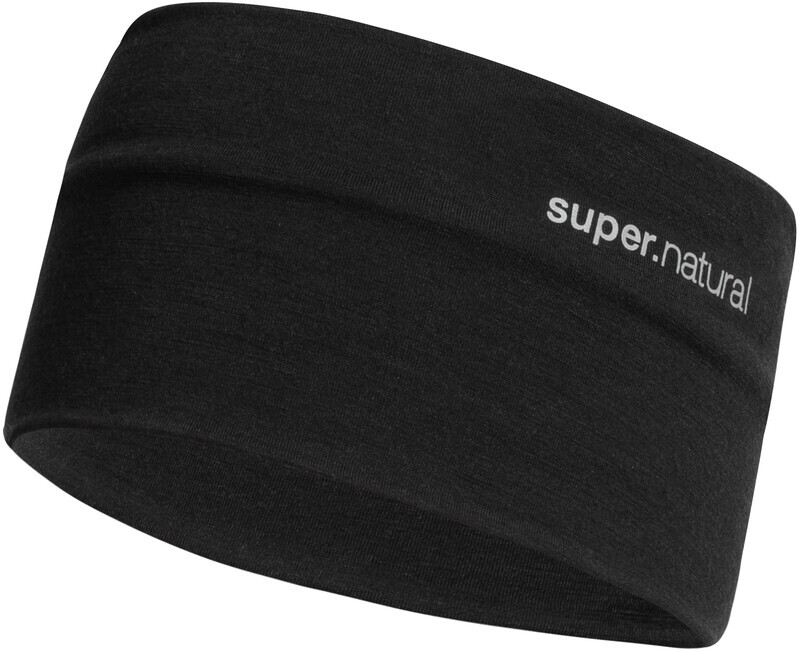 super.natural super.natural Wanderlust Hoofdband, zwart One Size 2023 Hoofdbanden