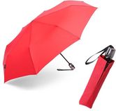 Knirps T-200 M Duomatic Windproof Paraplu - Red - Special Black Edition
