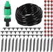 Système d'irrigation goutte à goutte automatique de 25 m pour jardin et serre