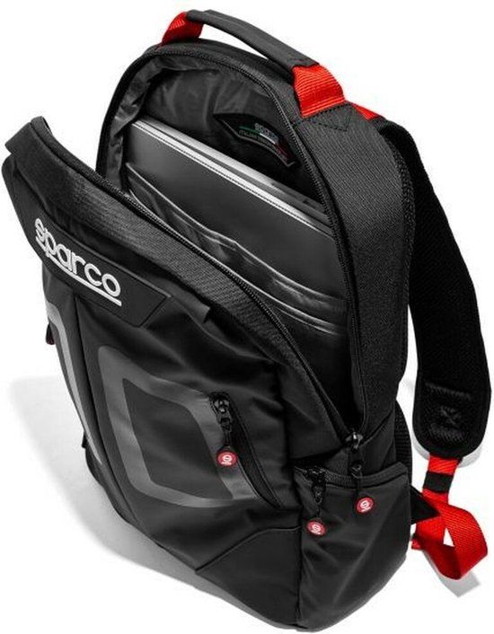 Sparco Gym Bag - 15 L - Black/Red