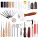 Merkloos Omgoods Leer Gereedschap Set - Handgereedschap voor Leerbewerking DIY