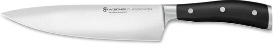 Wusthof Classic Ikon Koksmes - 20 cm - Zwart