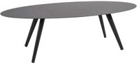 In And Outdoormatch Tafel - Ovaal - 240x110x74 cm - Aluminium - Keramiek
