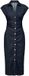 ONLY ONLBABE CAPSLEEVE MIDI DRESS DNM RINSE