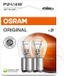 Osram ORIGINAL LINE 12V, P21/4W, signaallamp, Metalen Voet, Dubbele Blister, (2 lampen)