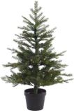 Everlands Grandis sapin de Noël artificiel pré-illuminé d63h90 cm80l vert Noël