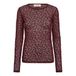 Mos Mosh top met tekst - donkerrood