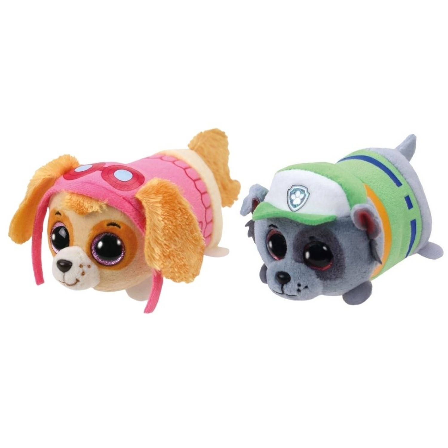 TY - Knuffel - Teeny Paw Patrol - Sky & Rocky - Meerkleurig