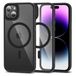 Tech-Protect Magmat Hoesje pour iPhone 15 - Noir/Transparent - Compatible MagSafe
