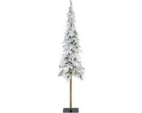 Everlands Alpine tree snowy PE H180 D41 cm groen/wit
