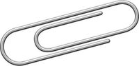 Merkloos / Sans marque Kangaro Ktc Bv 1000 stuks paperclips 30 mm Zilver