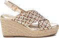 XTI 143825 Sandaal Goud Vrouwen Platte sandalen 39