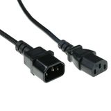 ACT Netsnoer C13 - C14 zwart 4 m