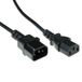 ACT Netsnoer C13 - C14 zwart 4 m