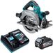 Makita Scie circulaire sans fil HS 003 GU101 40 V max. 190 mm sans balais + 1 batterie 4,0 Ah + chargeur