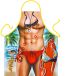 Merkloos Sexy schort Baywatch
