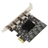 LBEC PCI Express USB-kaart, Home PCIE - Kortsluiting Bescherming USB Uitbreidingskaart