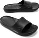Holster Pointbreak Vegan Slippers - Lichtgewicht EVA Slides - Podologisch Voetbed - Dames NOIR - Maat 40