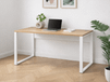Bureau LISBONNE blanc/chêne navarra