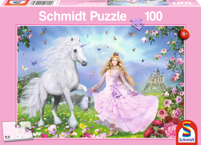 Schmidt Prinzessin der Einhörner Puzzel - Multicolor - 6+ jaar