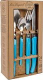 Lou Laguiole Rising Sun Bestek Set 24-delig Turkoise RVS