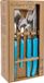 Lou Laguiole Rising Sun Bestek Set 24-delig Turkoise RVS