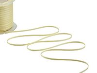 Furlanis - Dubbel satijnen lint, Italiaanse stof - champagne, 3 mm x 100 m