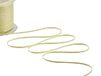 Furlanis - Dubbel satijnen lint, Italiaanse stof - champagne, 3 mm x 100 m