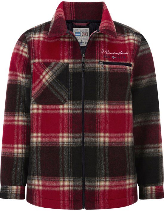 Jan Vanderstorm heren Jack FINNLEIV Plus Size rood