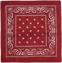Fako Fashion® Bandana - Bordeaux Rood - Paisley - Katoen - Unisex