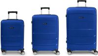 Gabol Midori 4 Rollen Kofferset 3st. - Harde bagage - Combinatieslot - blue