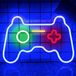 Blazing Neon Playstation Controller Neon Wandlamp - LED - RGB - 41x27cm
