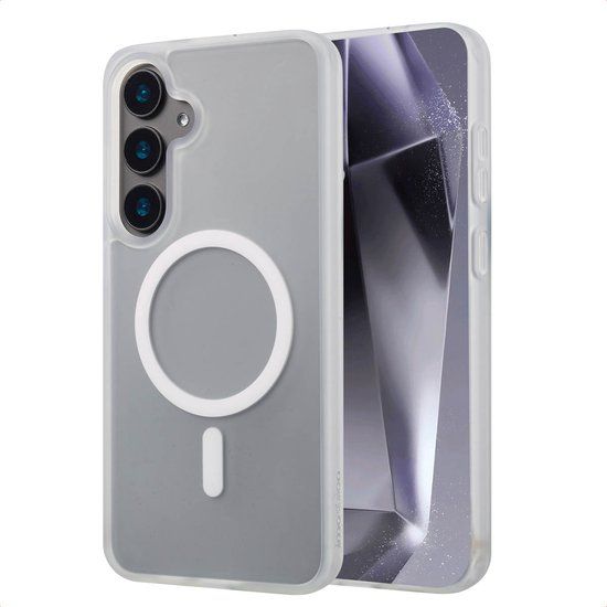 imoshion Color Guard Backcover met MagSafe voor de Samsung Galaxy S24 Plus - Wit