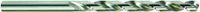 PTG Profiline HSS spiraalboor, DIN 345, type N, rechts, zwart, MK 1 Morsekegel, 9 mm nominale diameter, 162 mm lengte, 81 mm spanlengte