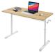 Bureau réglable en hauteur manuellement 120 x 60 cm