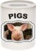 Bellatio Decorations Shoppartners Bv Dieren liefhebber varken spaarpot 9 cm jongens en meisjes - keramiek - Cadeau spaarpotten varkens liefhebber