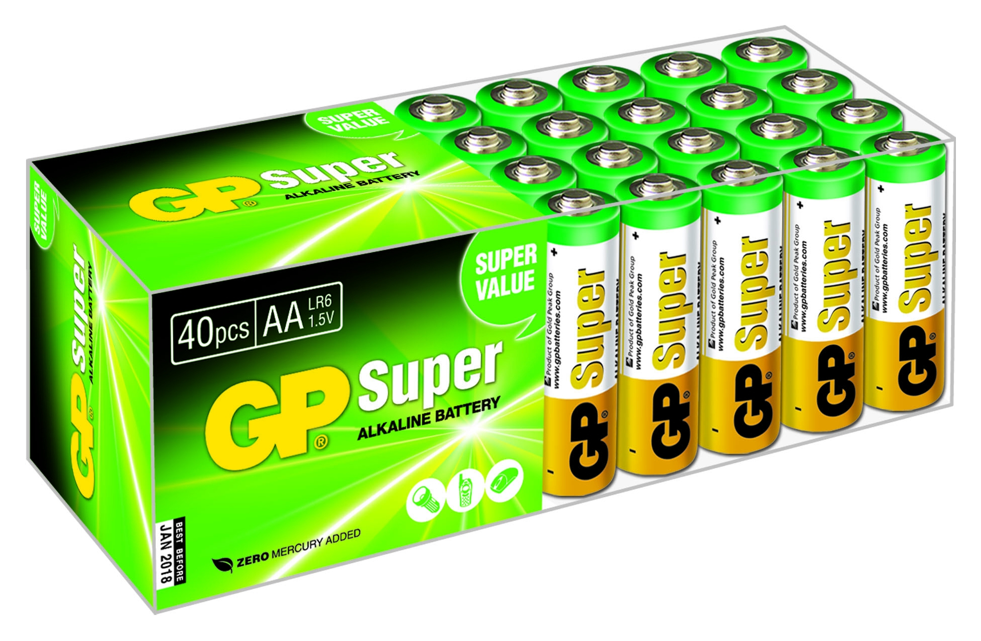 GP Batteries Super Alkaline AA
