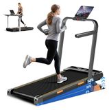 X5F tapis roulant - Pliable - Moteur 2,5 cv - Max. 10 km/h - Angle d'inclinaison réglable : 2/10/14% - Capacité de charge : 150 kg - Affichage LED avec télécommande