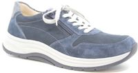 Ganter 251932 Lage Sneakers Heren Blauw Leer/Suède Wijdte H