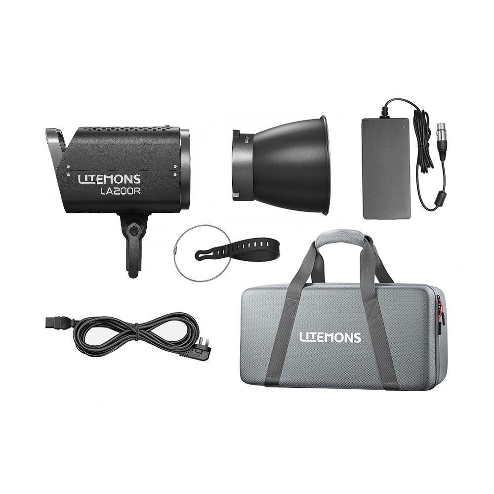 Godox Litemons RGB LED Video Light Kit LA200R K1 Zwart