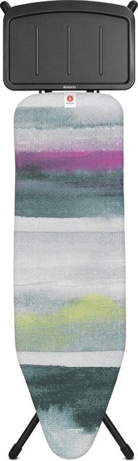 Brabantia Strijkplank B - met Stoomunithouder - 124 x 38 cm - Morning Breeze