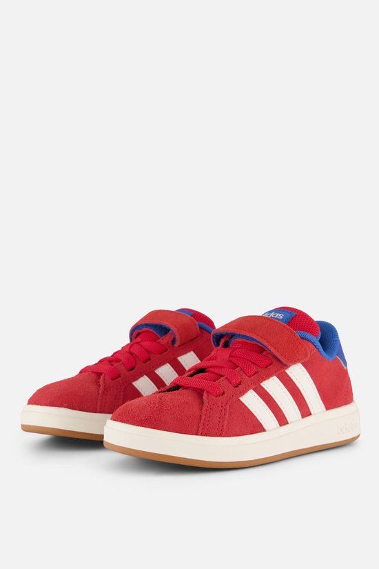 Adidas Grand Court 00 Sneakers Rood Suede Kinderen