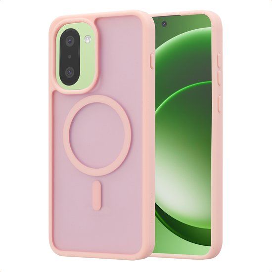 imoshion Color Guard Backcover met MagSafe voor de OnePlus 15R - Lichtroze