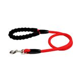 Nylon riem met comfortabele grip, schuim, 120 cm, rood