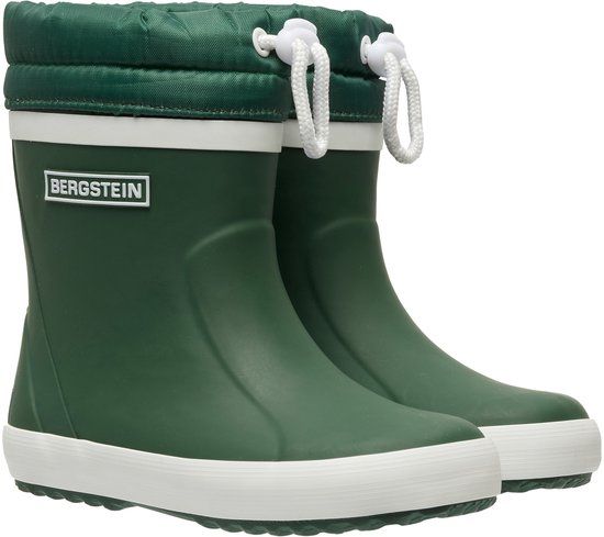 Bergstein Classic Thermo – Gevoerde Regenlaarzen Kinderen – Winterlaarzen – Jongens & Meisjes – Dark Green
