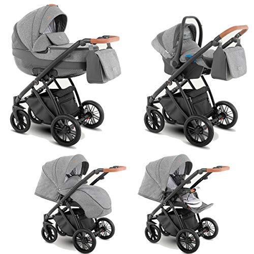 SaintBaby Kinderwagen 3in1 2in1 Set Isofix Buggy Baby Autostoeltje Zeo by Rock Zeo-1 2in1 zonder autostoel